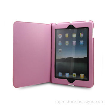 Leather Case for Apple's iPad 2 with PU Leather Lining and OEM Orders Welcomed